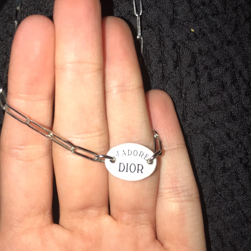 Dior Vintage White Choker Necklace